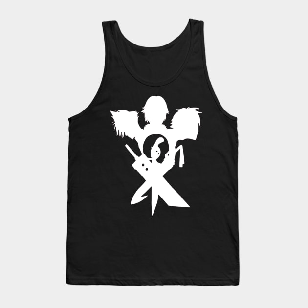 Final Fantasy Heroes Cloud Squall Tidus Tank Top by OtakuPapercraft